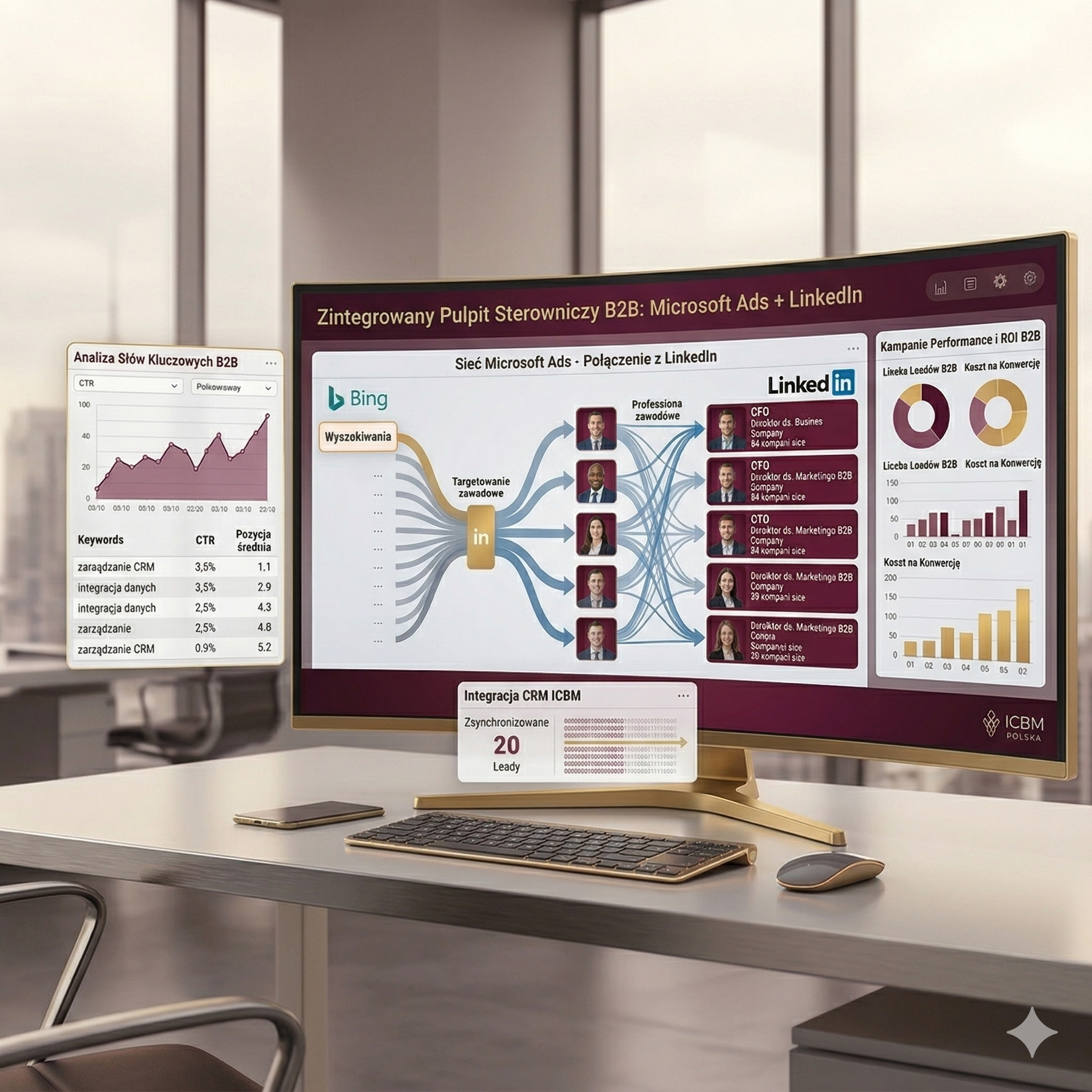 Kampanie Microsoft Ads - Dashboard